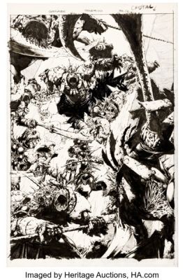 Philip Tan and Jeff De Los Santos Spawn Godslayer #1 Splash Page 12 Original Art (Image, 2007). (Total: 2 Original Art)