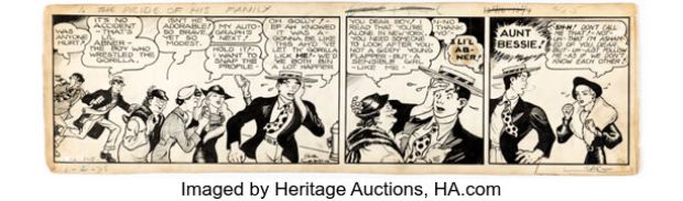Al Capp Li’l Abner Daily Comic Strip Original Art dated 12-2-35 (United Feature Syndicate, 1935). | Heritage