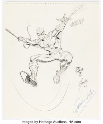 John Romita Sr. - Spider-Man Illustration Original Art (1982). | Heritage