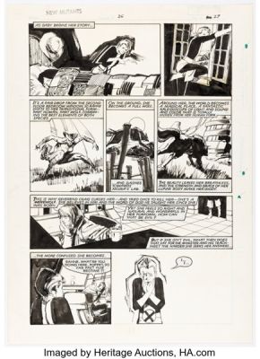 Bill Sienkiewicz The New Mutants #26 Story Page 20 Original Art (Marvel, 1985). | Heritage