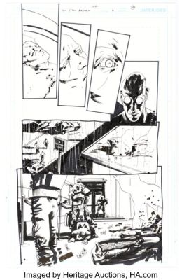 Jock All Star Batman #6 Mr. Freeze Story Page 10 Original Art (DC, 2017).