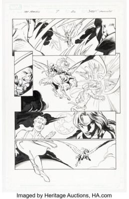 Mark Bagley and Andy Lanning Fear Itself: The Fearless #7 Story Page 20 Original Art (Marvel, 2012). | Heritage