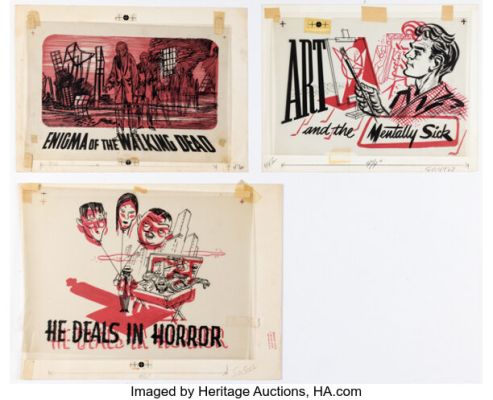 Rudy Palais Magazine Digest Illustrations Original Art Group of 3 (c. 1950-60s). (Total: 3 Original Art) | Heritage