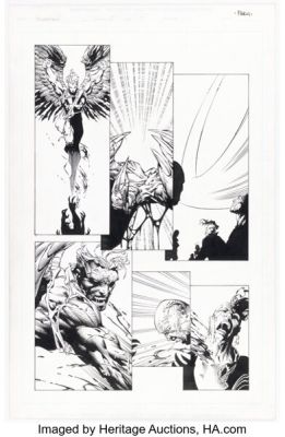 David Finch and Matt Banning (as Batt) Ascension #0 Story Page 4 Original Art (Image, 1997). | Heritage