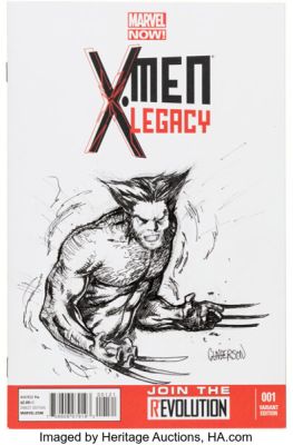 Jordan Gunderson X-Men Legacy #1 Sketch Edition Wolverine Original Art (Marvel, 2013) Condition: NM-.