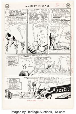 Carmine Infantino and Murphy Anderson Mystery in Space #72 Story Page 5 Original Art (DC, 1961). | Heritage