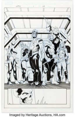 Geoff Shaw Guardians of the Galaxy #1 (151) Story Page 27 Original Art (Marvel, 2019). | Heritage