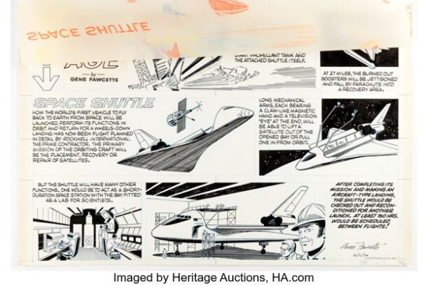 Gene Fawcette Our New Age Sunday Comic Strip Original Art dated 8-11-74 (Field Enterprises, 1974). | Heritage