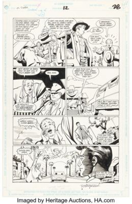Mike Parobeck and Romeo Tanghal El Diablo #12 Vigilante Story Page 24 Original Art (DC, 1990). | Heritage