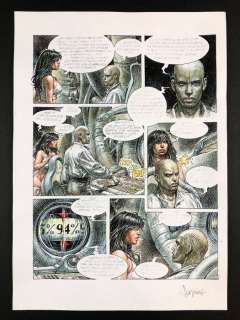 Paolo E. Serpieri - Clone - Esecutivo di stampa con acquarelli originali - EO - (2004) | Catawiki