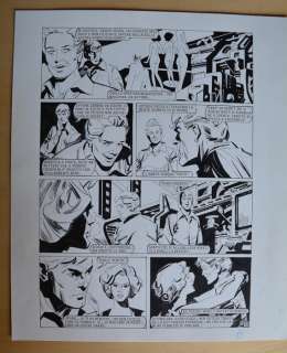 Lanciostory #20 - Fernandez - Tavola originale "Il robot dagli occhi di cielo" Pag. 13 - Page volante - (1978) | Catawiki