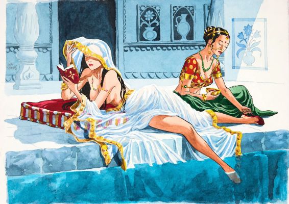 Mirallès - Muraqqa’,... | MIRALLÈS - Muraqqa’, illustration à l’aquarelle pour... | Tessier Sarrou