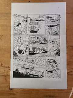 Les enquêtes auto de Betsy T3 - Planche originale (p.42) - Contre la montre - (2018) | Catawiki