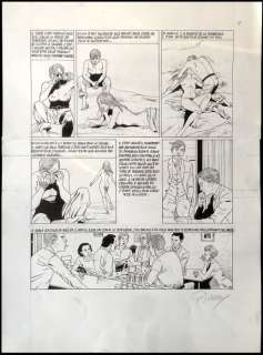 Renaud - Planche originale (p.28) - Jessica Blandy T.15 - Ginny d’avant | Catawiki