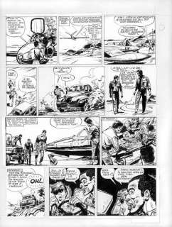 Jijé | Tanguy et Laverdure, planche n°3 Ã  l’encre de Ch… | Banque Dessinée