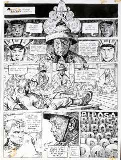 Manara | L’Homme des neiges, planche n°15 Ã  l’encre de Ch… | Banque Dessinée