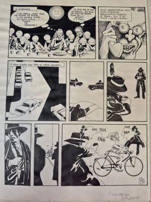 [Bd] Baudoin Edmond... | Lot 303 - [BD] BAUDOIN Edmond (né en 1942) Planche originale... | Nice Enchères