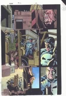 Gary Erskine, John Kalisz - Blaze #10 P.17 Color Guide Art - Punisher - 1995