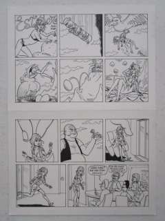 Kim Duchateau - originele gag (2x dubbele strook) - Esther Verkest - Loose page | Catawiki