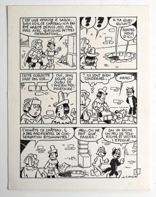 Cance Louis * Pif... | CANCE Louis * Pif et Hercule Gag en une planche Planche... | Vermot et Associés