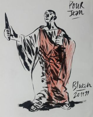 * Blutch - Ensemble... | Lot 529 - * Blutch - Ensemble de 2 dédicaces : Mish Mash et Péplum.... | Tessier Sarrou