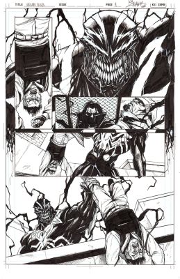 Kei Zama | Venom: Black, White & Blood (2025) #4 Page 9 | Kei Zama
