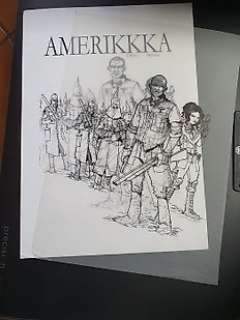Otero, Nicolas - Couverture originale - Amerikka T3 - Les Neiges de l’Idaho - (2003) | Catawiki