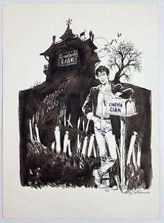 Dylan Dog - Giampiero Casertano - Illustrazione Originale "Ciak" - Firmata - Loose page - (1990)