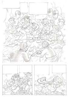 Donald Duck, Uncle Scrooge & Gyro Adventures - Original Page - Antonio Carrillo - Pencil Art | Catawiki