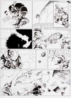 Marini | Gipsy, planche n°22 Ã  l’encre de Chine et Ã  la … | Banque Dessinée