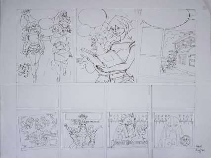 Kuijpers, Henk - Alternatieve opzet voor pagina 12 - Franka 18 - Kidnap - (2003) | Catawiki