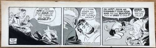 Bob Lubbers Long Sam - 4 Daily Strips - Original Artwork - (1957/1959) | Catawiki