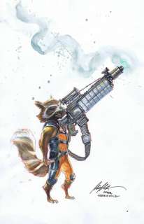 Rafael Albuquerque - Rocket Raccoon (Marvel Comics) issue #01 (Variant Cover)