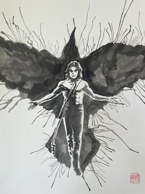 David Mack | The Crow, in Memory of Brandon Lee Tribute 8 2026 | Kirby’s Comic Art