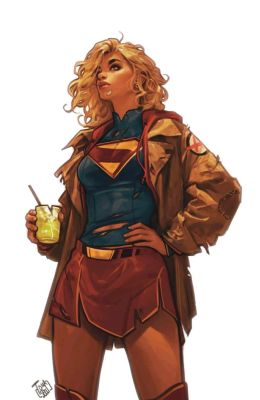 Francesco Tomaselli Supergirl 12x18" Limited Edition Giclee | Kirby’s Comic Art