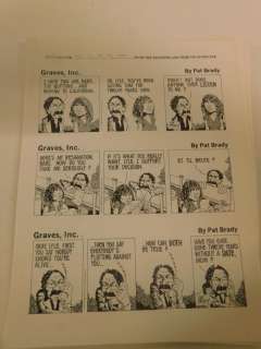 Graves, Inc. Newspaper Comic Proofs | misc / divers