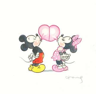 Tony Fernandez (Spain, 1965) | Mickey & Minnie Love Bubble | Corner4art