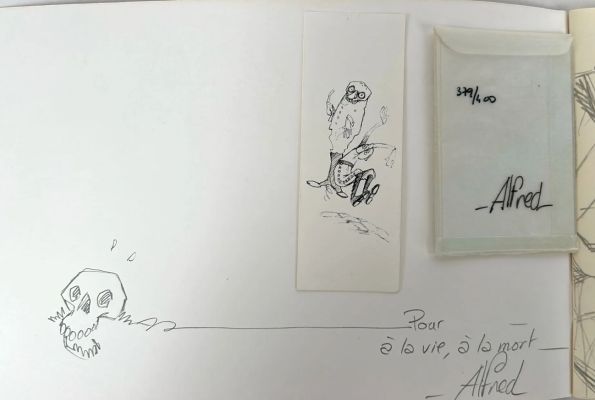 Alfred Dédicace... | Lot 50 - ALFRED Dédicace sur l’album à l’italienne Abraxas en... | Vermot et Associés