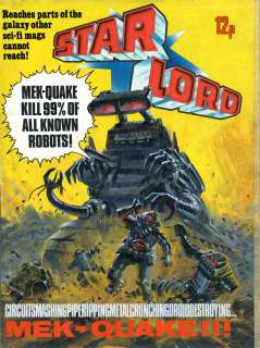 Graham Coton - Starlord # 19 Cover - Robusters ( Abc Warriors ) - Graham Coton - Judge Dredd / 2000Ad