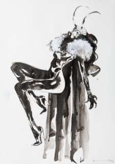 Helena Masellis - Illustrazione Originale - "Loki" - china - A3 - Loose page - Other (2019) | Catawiki