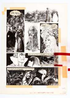 Vampirella # 41: pg 26 original artwork (1975) by Esteban Marota from… | Comic Book Auctions ltd