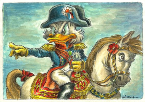 Scrooge McDuck as Napoleon | Corner4art