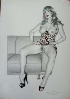 Pin Up - Autoritratto - Giovanna Casotto - illustraz. originale - Loose page - (2020) | Catawiki