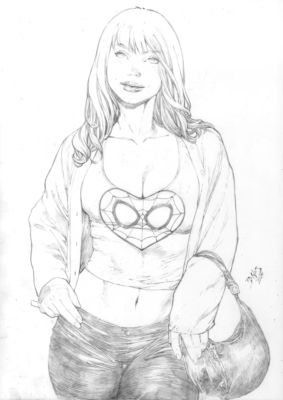 Ed Benes | Mary Jane - 11"x17" Pencil | Ed Benes
