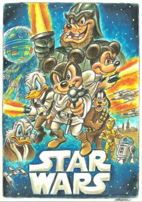 Star Wars Disney Tribute | Corner4art
