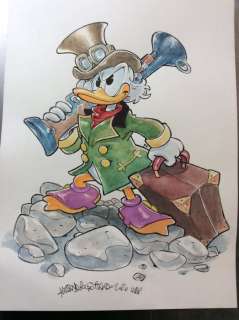 Donald Duck - â€œ The precious Scrooge’s bagâ€œ - Loose page - Unpublished - (2020/2020) | Catawiki