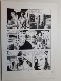 Tex nn. 443, 444 - F. Civitelli - 2x Tavole Originali "Il Ritorno della Tigre Nera" - Firmate - Loose page (1997) | Catawiki