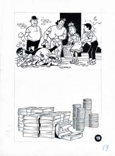 Studio Vandersteen Suske and Wiske original page from Game Book | Comic Art Masters