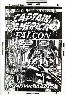 Captain America (1st Series) Issue 161 Acetate Cover Production Print by John Buscema and John Romita Sr. | mycomicshop.com