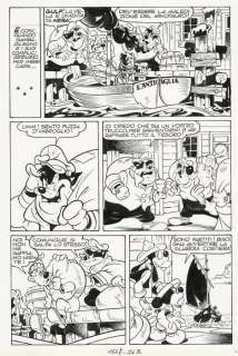 Topolino #1547 - Sergio Asteriti - original page "Topolino e la moneta di Creta" - Loose page - (1985) | Catawiki